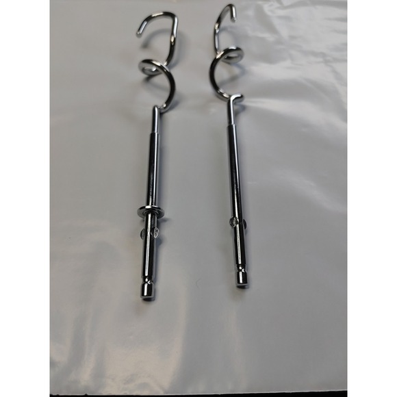 Stainless Steel Dough Hooks for Hamilton Beach Hand Mixer - 2 Pack - Picture 4 of 4